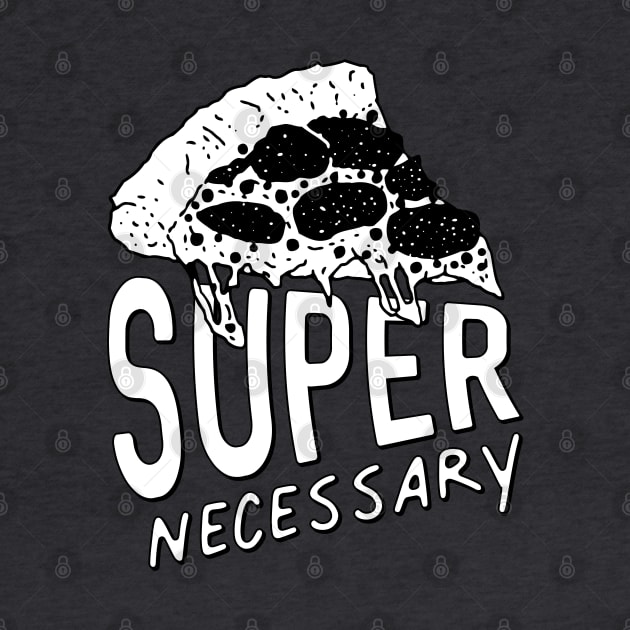 SUPER NECESSARY AND PIZZA (Masvidal) v2 by Teeworthy Designs